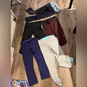 Lululemon legging bundle of 5, all size 4